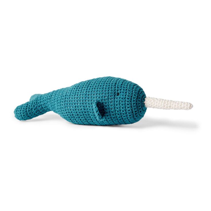 Image for Lily Sugar'n Cream Ned the Narwhal Crochet Toy