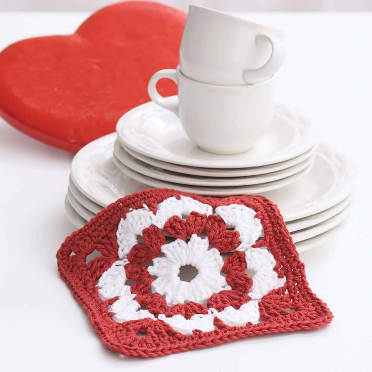 Image for Lily Sugar'n Cream Valentine Dishcloth
