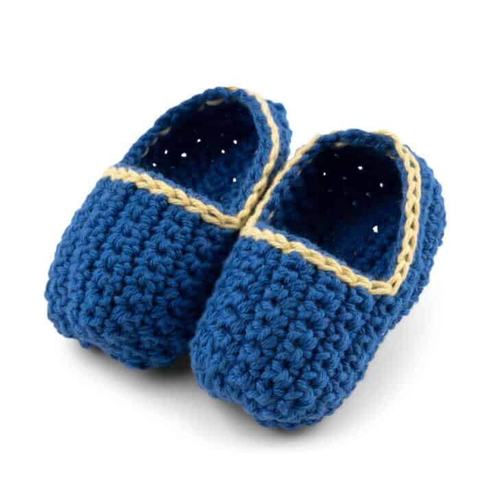 Image for Aunt Lydia's Flat Booties With Stitch Trim