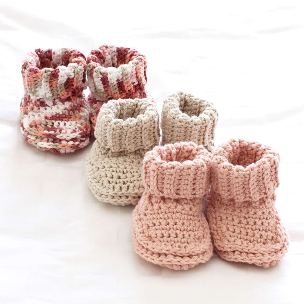 Crochet Baby Bootie Round Up - Daisy Farm Crafts