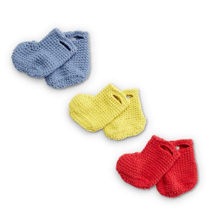 Image for Bernat Rainy Day Crochet Booties