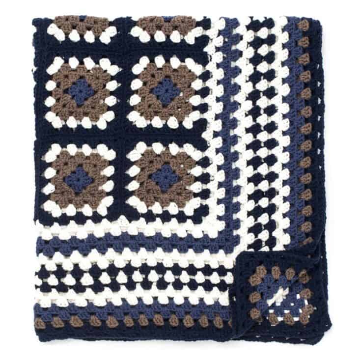 Image for Bernat Framed Crochet Granny Throw