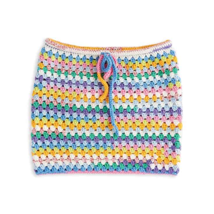 Image for Caron Granny Stitch Crochet Skirt Pattern
