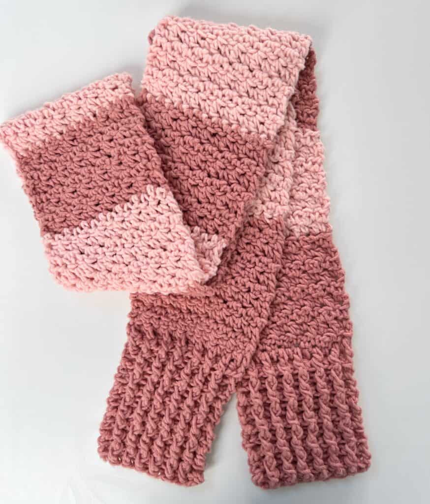 Crochet Patchouli Rose Scarf