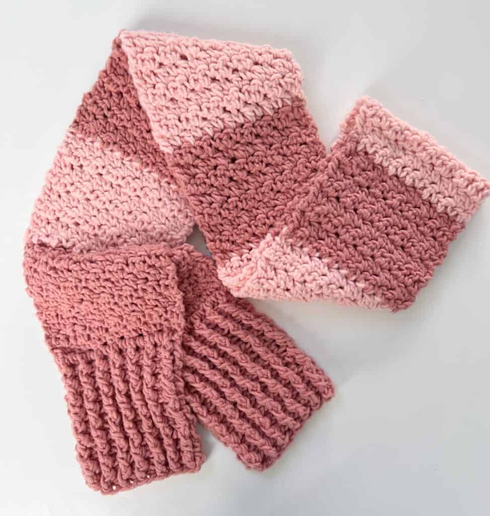 Crochet Patchouli Rose Scarf