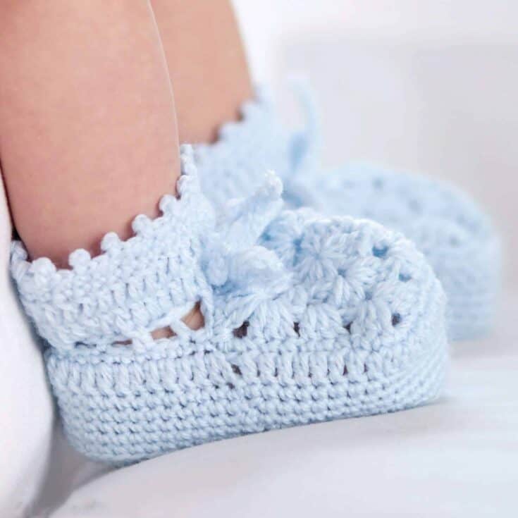 Image for Patons Granny Motif Crochet Booties