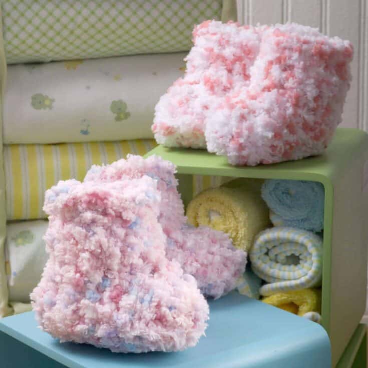 Image for Red Heart Cotton Candy Booties