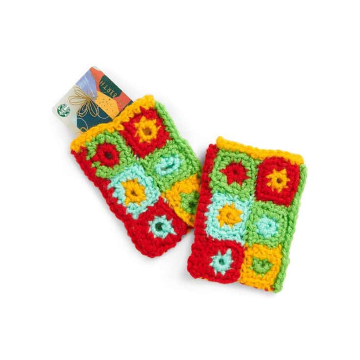 Image for Red Heart Crochet Granny Gift Card Sleeve Pattern