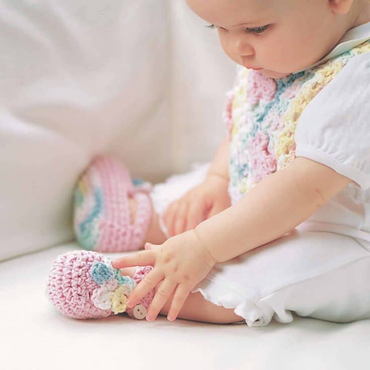 Image for Lily Sugar'n Cream Pretty Flowers Pattern | Yarnspirations