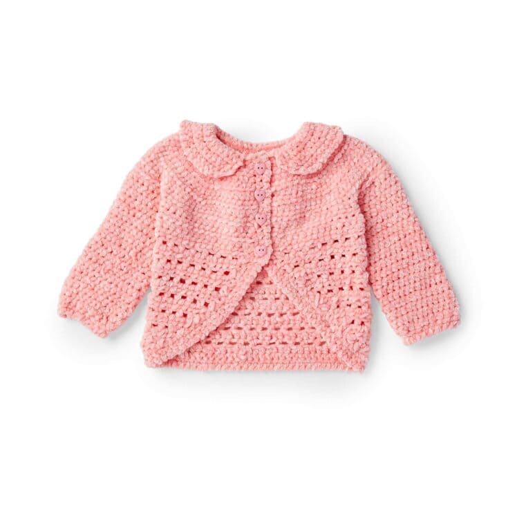 Image for Bernat Crochet Baby Party Cardi | Yarnspirations