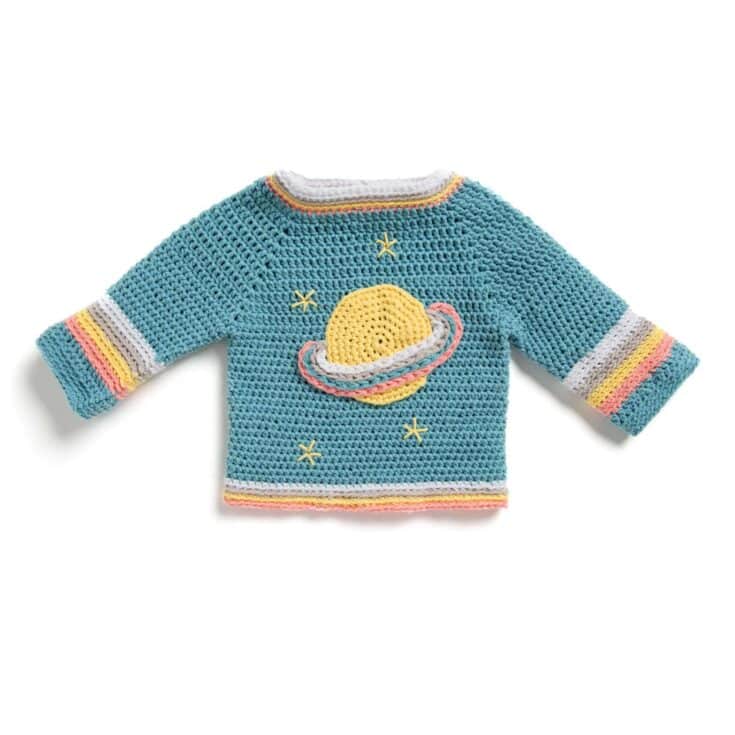 Image for Bernat Crochet Saturn Baby Pullover