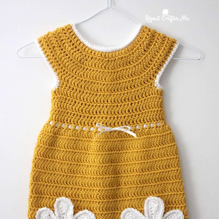 Image for Caron Crochet Daisy Dress