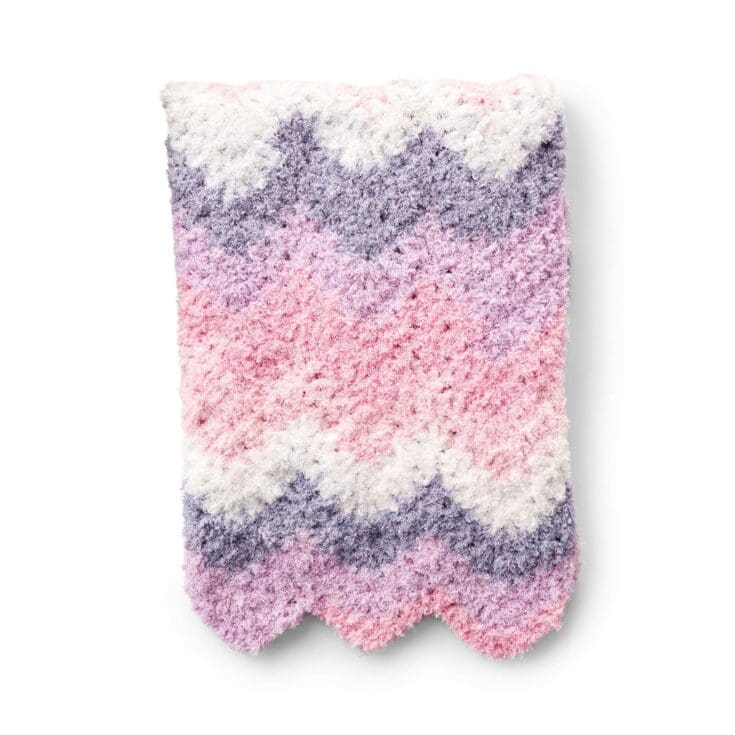 Image for Free Bernat Sleepy Valley Crochet Baby Blanket Pattern