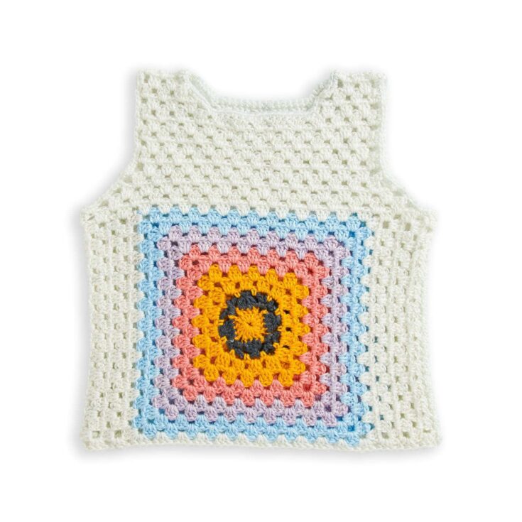 Image for Free Caron Crochet Granny Tank Pattern | Yarnspirations