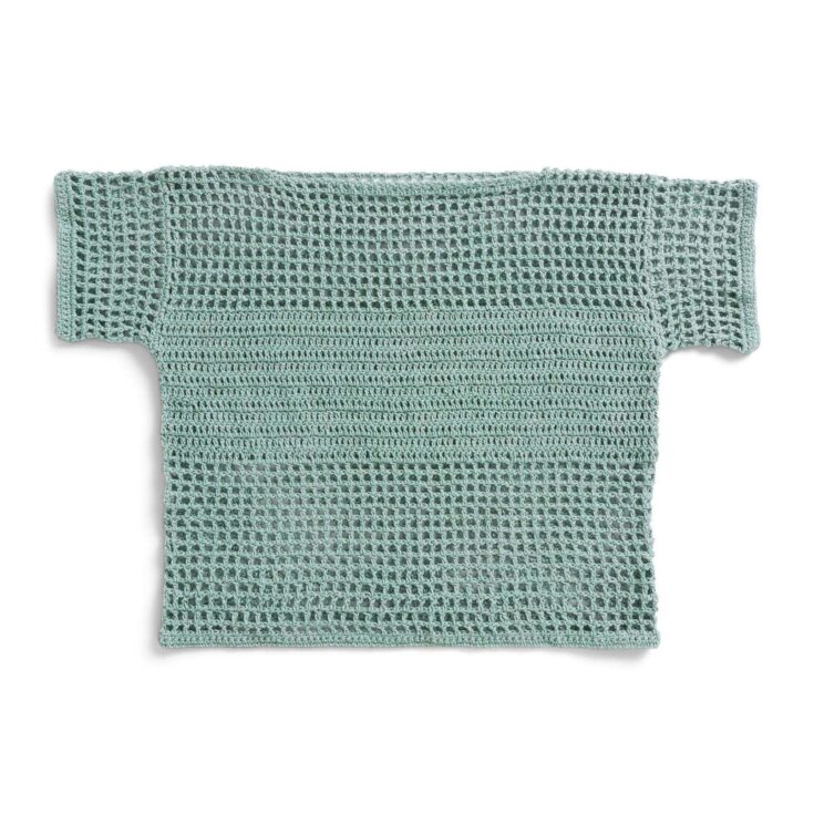 Image for Free Patons Crochet Outside the Box-y T-shirt Pattern