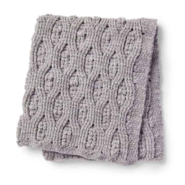 Image for Free Bernat Misty Vines Crochet Blanket Pattern