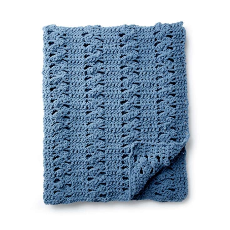Image for Free Bernat Cluster Panels Crochet Blanket Pattern
