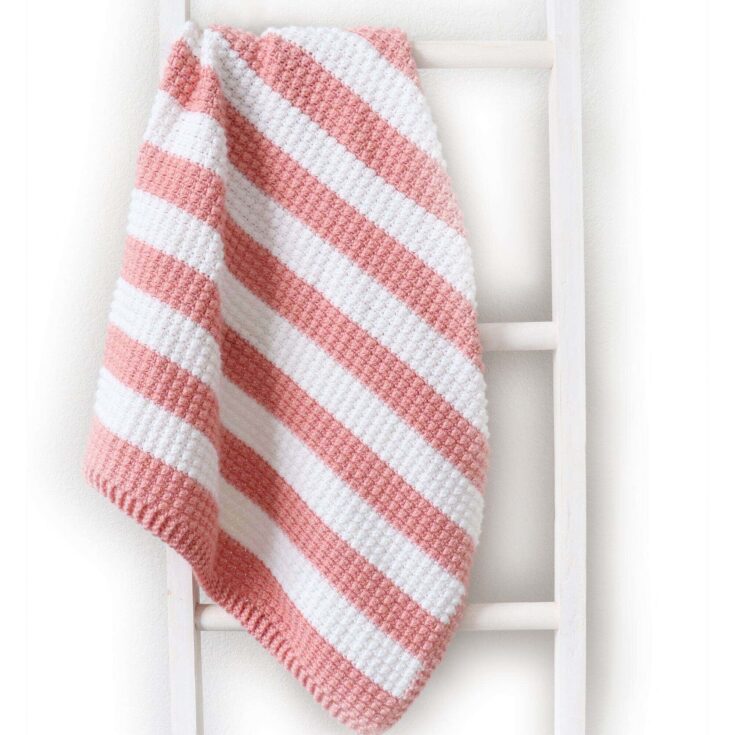 Image for Free Beginner Crochet Fruity Stripes Crochet Baby Blanket Pattern | Yarnspirations