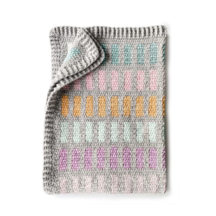 Image for Free Bernat Crochet Chandelier Blanket Pattern | Yarnspirations