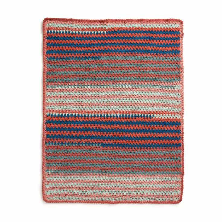 Image for Free Bernat Touch Of Texture Crochet Blanket Pattern | Yarnspirations