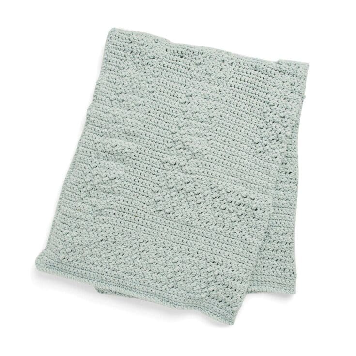 Image for Free Bernat Crochet Textured Frame Blanket Pattern | Yarnspirations