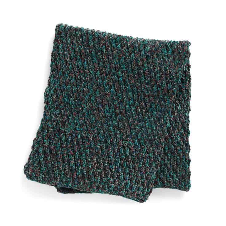 Image for Free Bernat Cozy Texture Crochet Blanket Pattern | Yarnspirations
