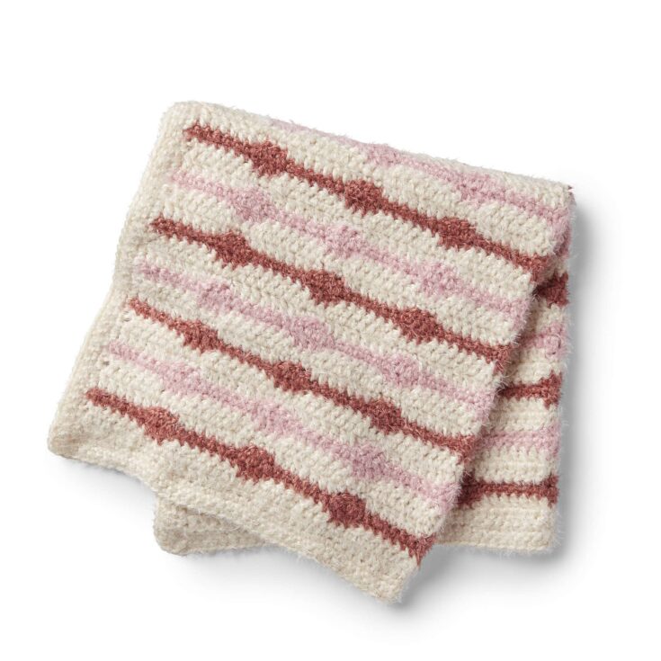 Image for Free Easy Red Heart Crochet Friendship Baby Blanket Pattern