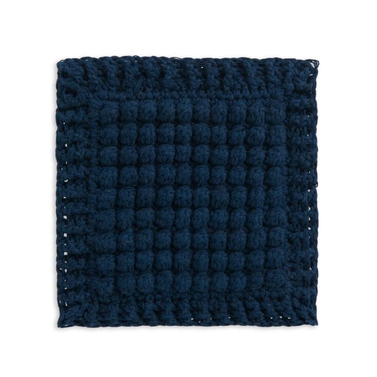Image for Free Easy Lily Fall Colors Textured Hot Pads Crochet Pattern