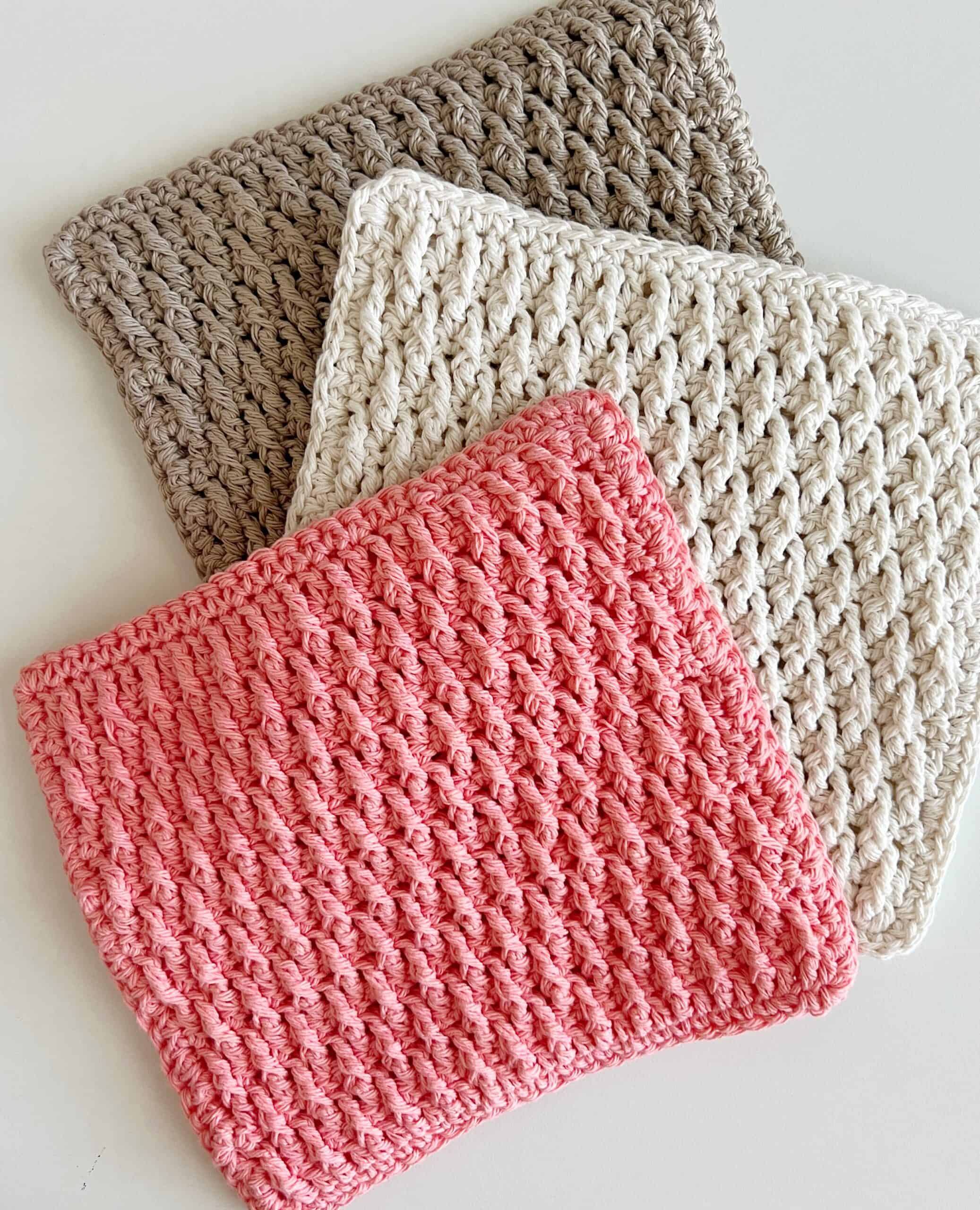 Crochet Alpine Stitch Hot Pad / Pot Holders - Daisy Farm Crafts