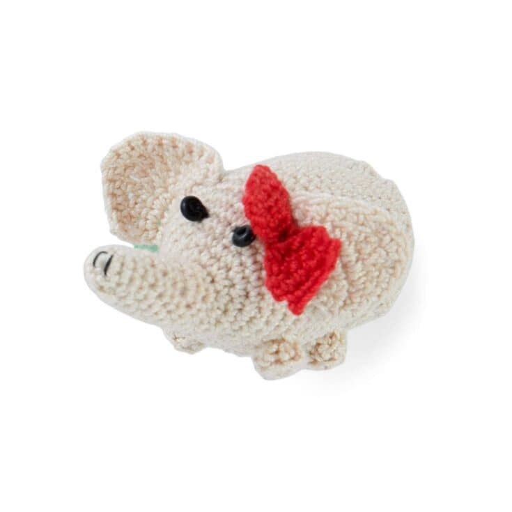 Image for Free Intermediate Aunt Lydia Micro Elephant Crochet Pattern | Yarnspirations