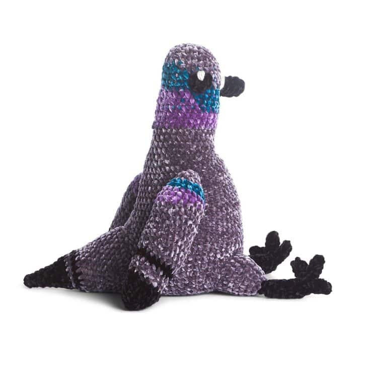 Image for Free Intermediate Bernat Crochet Gideon The Pigeon Pattern
