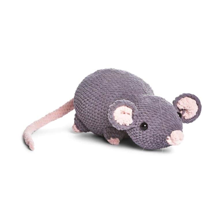 Image for Free Easy Bernat Crochet Pizza Rat Pattern | Yarnspirations