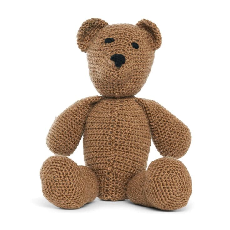 Image for Free Easy Red Heart Crochet Huggable Bear Crochet Pattern