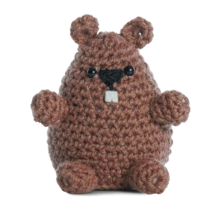 Image for Free Easy Red Heart Super Ground Hog Crochet Pattern