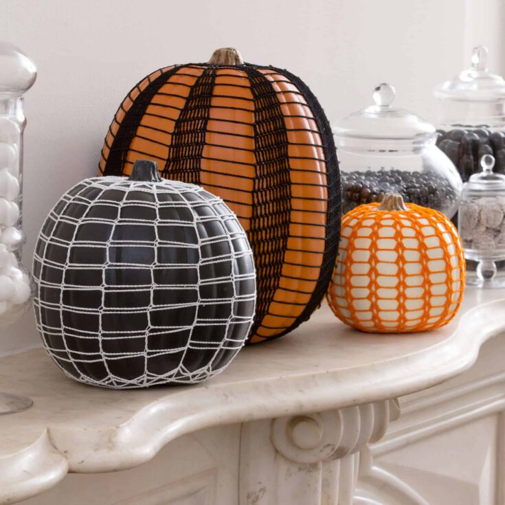 Image for Free Aunt Lydia's Haunting Lace Pumpkins Crochet Pattern
