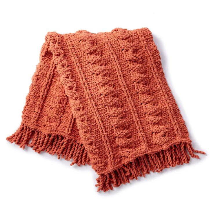 Image for Free Bernat Cables Afghan Crochet Pattern