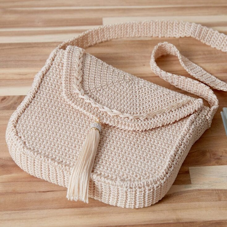 Image for Free Red Heart Cross Body Bag Crochet Pattern