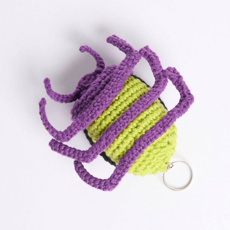 Image for Free Easy Lily Crochet Beetle Charm Pattern