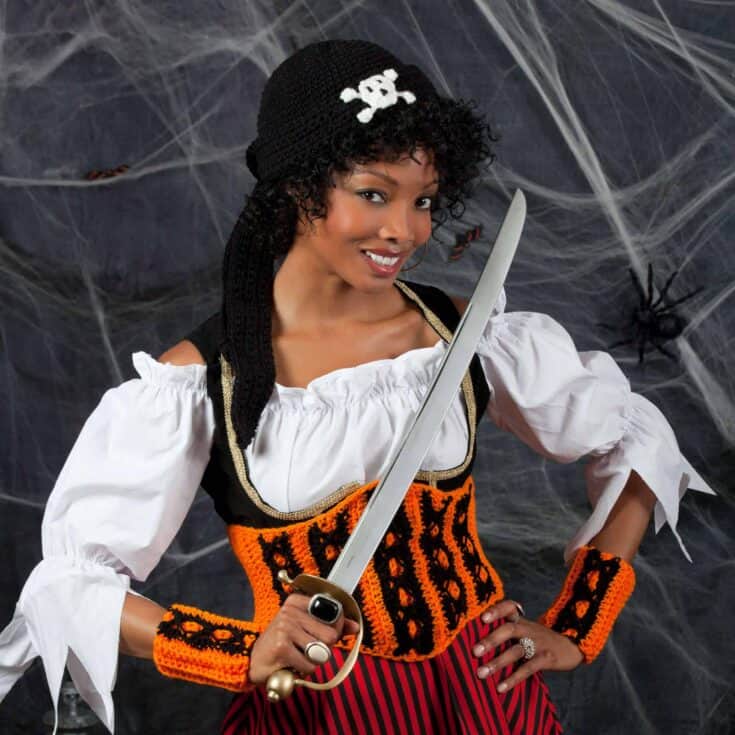 Image for Red Heart Halloween Wench Crochet Pattern