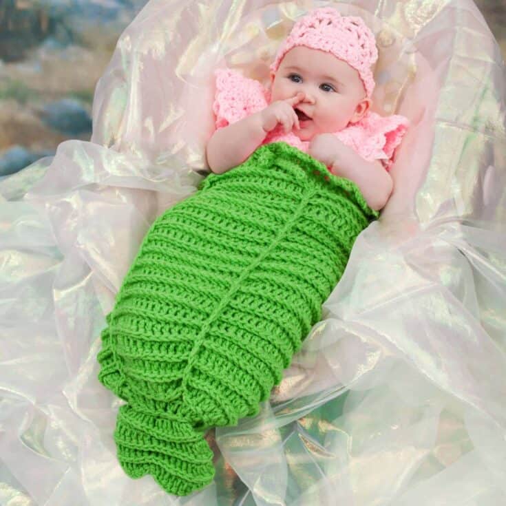Image for Red Heart Mermaid Cocoon Crochet Pattern