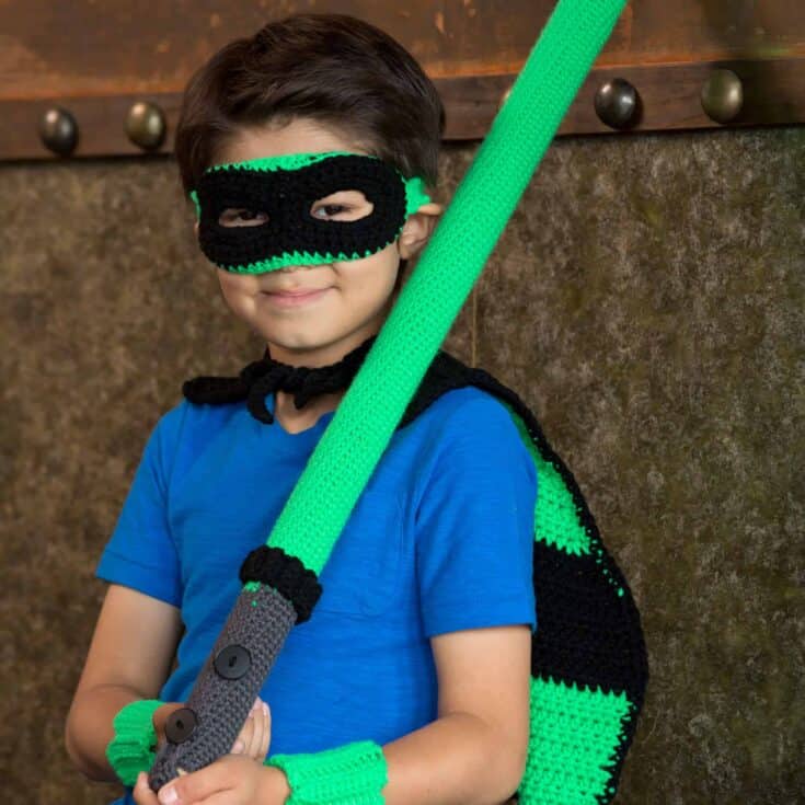 Image for Red Heart Halloween Boy Hero Crochet Pattern