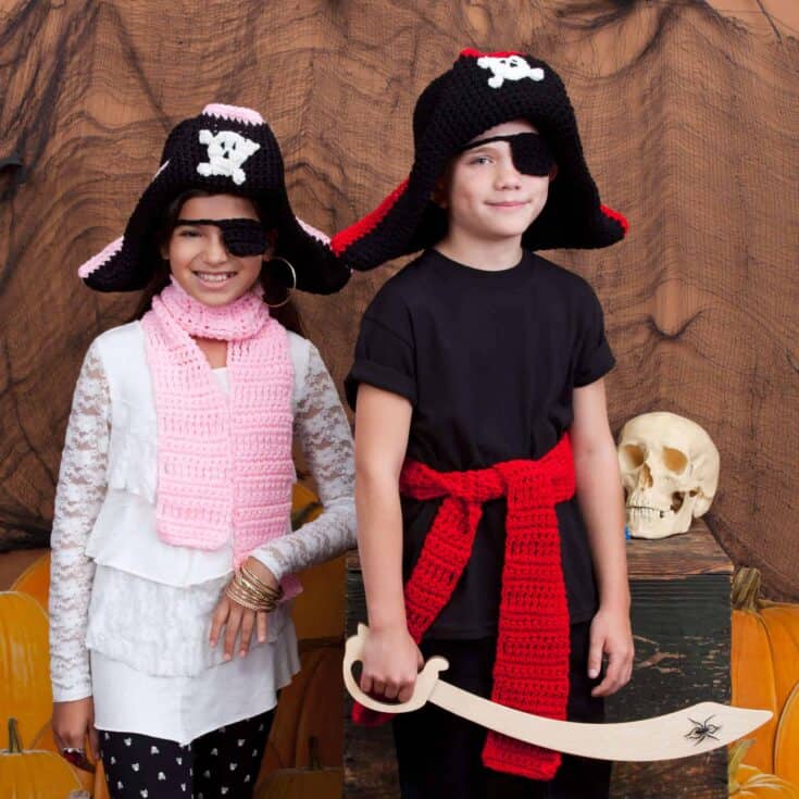 Image for Red Heart Child's Pirate Costume Crochet Pattern