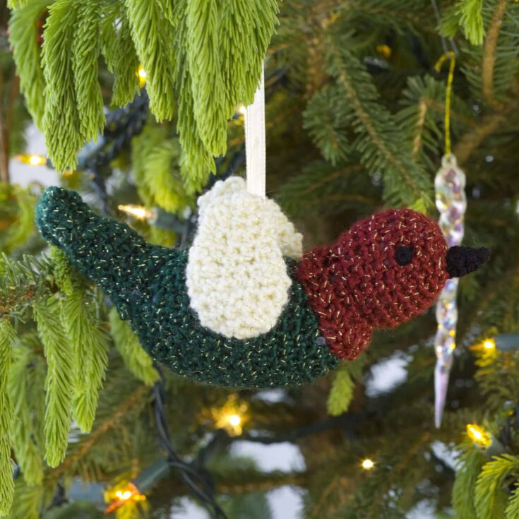 Image for Red Heart Crocheted Chirper Ornament