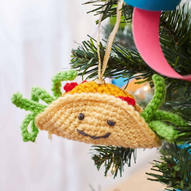 Image for Red Heart Tasty Taco Ornament