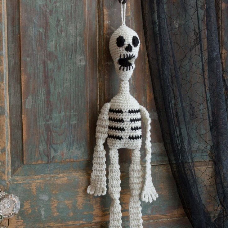 Image for Red Heart Hanging Skeleton Crochet Pattern