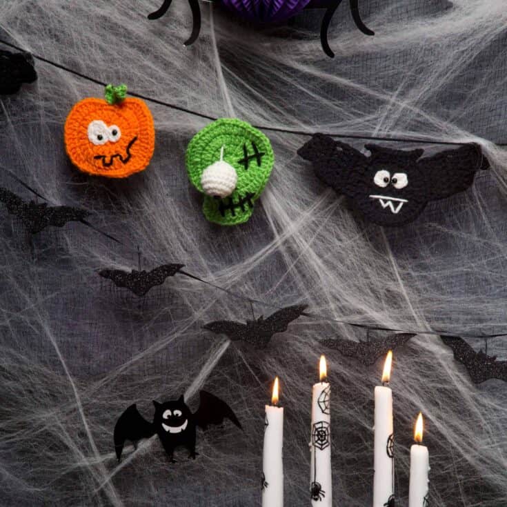 Image for Red Heart Halloween Party Banner Crochet Pattern