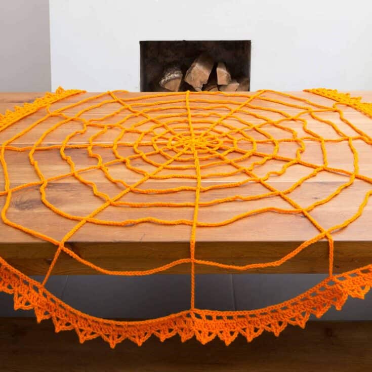 Image for Red Heart Spider Web Table Topper Crochet Pattern