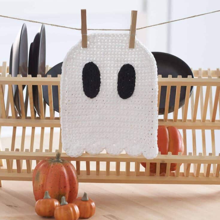 Image for Lily Sugar'n Cream Ghost Dishcloth Crochet Pattern