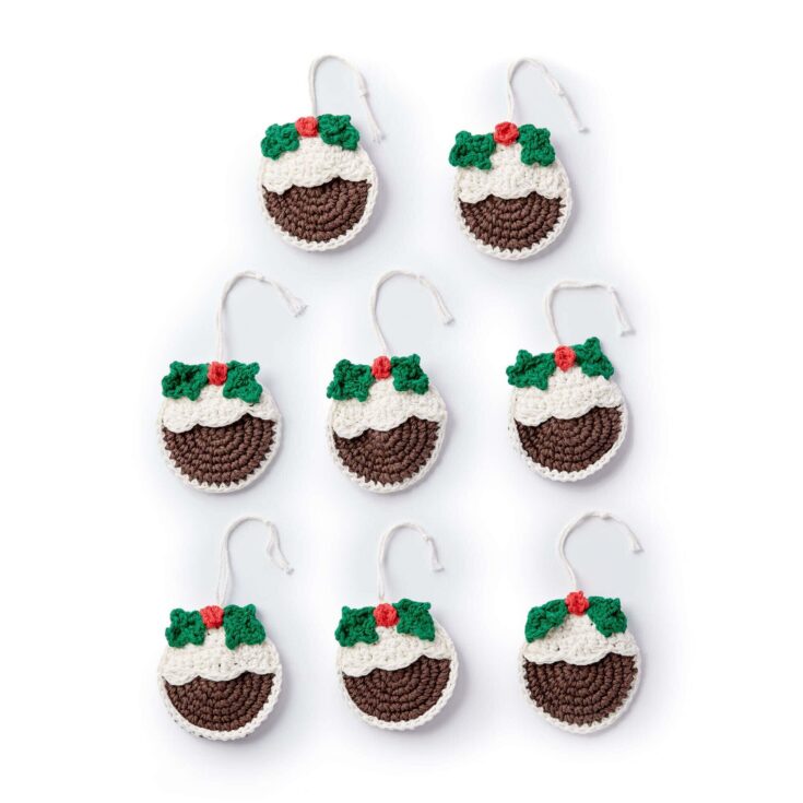 Image for Lily Sugar'n Cream Plum Pudding Ornaments