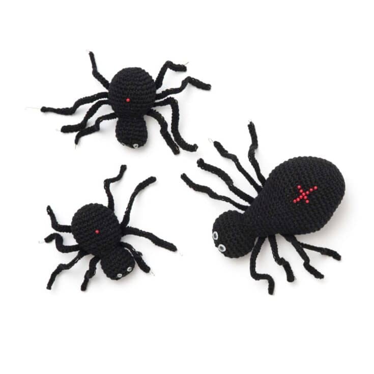 Image for Lily Sugar'n Cream Halloween Spiders Crochet Pattern